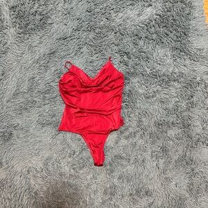 Vestique Red Bodysuit